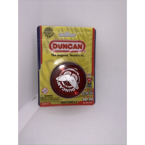 Duncan Butterfly Yo-Yo Red The Original #1 YoYo Beginner - Picture 1 of 2